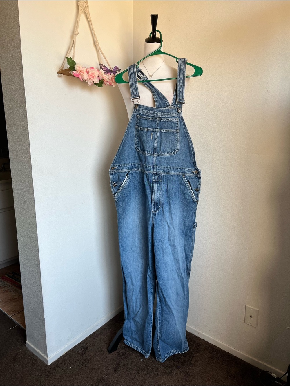 Y2K Aeropostale Denim Overalls size XL